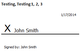 Document Signing